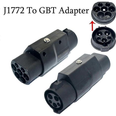 Adaptateur Type 1 vers GBT 32 A 1P / Cet adaptateur permet de charger un chargeur de voiture électrique GBT sur un système J1772 Type 1 EVNEW (1/5)