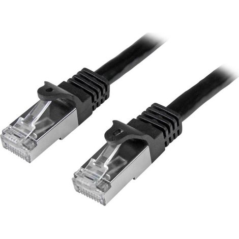 Startech N6SPAT2MBK cable de red Cat6 negro 2 metros (1/2)
