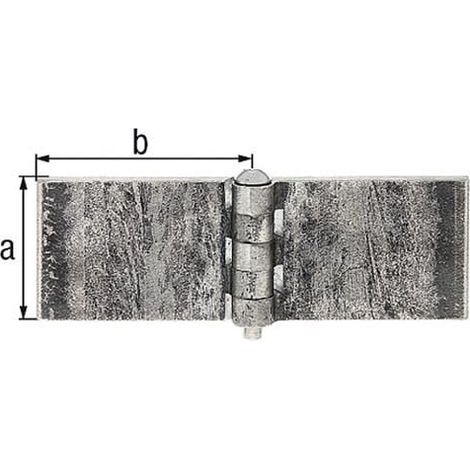 GAH Alberts Scharnier 80x80mm STA roh 6mm - 341572 (1/3)