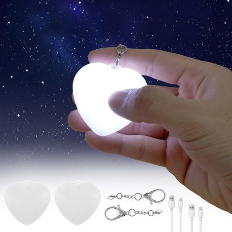 Set mit 4 USB-Taschenlampen mit Sensor, 2 Modi, Smart Touch, tragbare LED. Geschenk für Familie, Freunde, Freundin, Mutter [Energieklasse A+] (1/5)