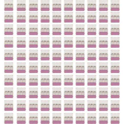 100 connecteurs à poussoir, bornier à connexion rapide, pour fils souples et rigides, universel, PCT-106 (1/4)