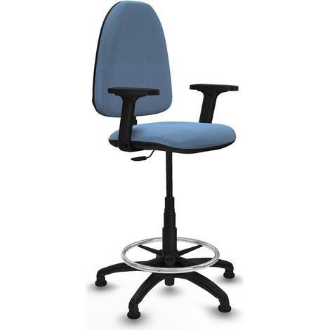 Sedia da Ufficio Piqueras y Crespo B2D01RT Blu cielo Alta (1/5)