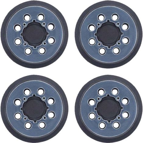 4 patins ponçage 125mm 8 trous - Compatible DeWalt DWE6423/DW420 - Remplacement direct - RSP54 équivalent