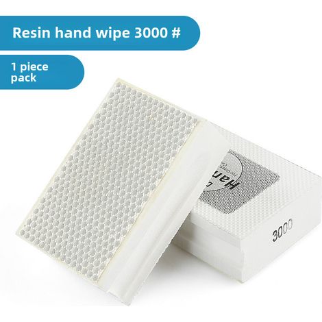 Bloc de meulage résine 3000 pour carrelage – polissage manuel, pour ardoise, verre et pierre, sans machine (1/5)