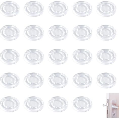 Tampons en Silicone Auto-Adhésifs Transparents, Pieds Antidérapants en Caoutchouc, Amortisseurs Insonorisants pour Meubles, Protection des Portes, Cuisines, Appareils Et Surfaces Fragiles.