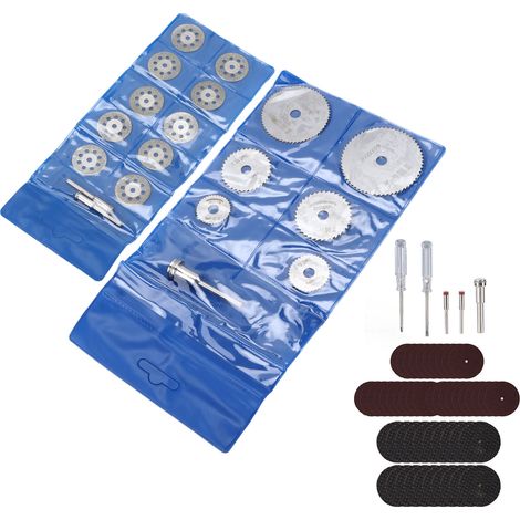 Jeu de disques de coupe HSS et lames circulaires pour outils rotatifs multifonctions (1/5)