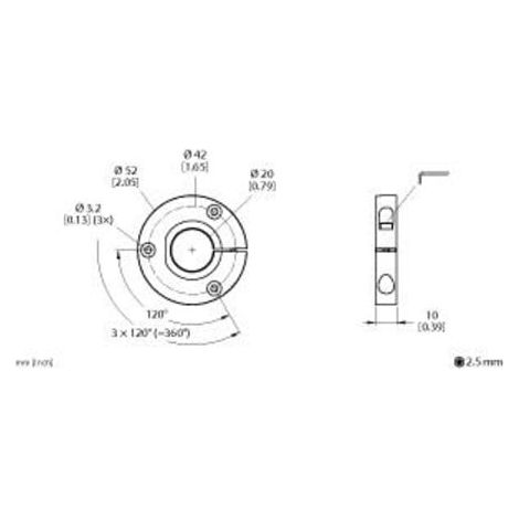 turck Positionsgeber P1-RI-QR24 für Welle 20mm