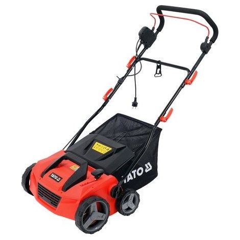 Yato YT-84840 escarificador de césped 1800 W 45 L Negro, Rojo