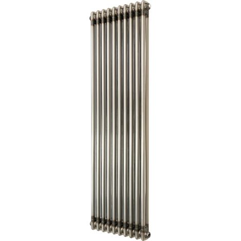 Traditional 2 Column Radiator - 1500 x 470mm - Raw Metal