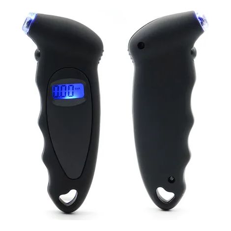 Manomètre numérique de pression des pneus pour vélo et voiture, outil de diagnostic 0-150 PSI, écran LCD rétroéclairé. Testeur de pression d'air