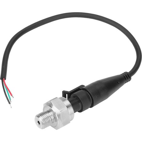 Capteur de Pression 0-80 PSI G1/4, Acier Inoxydable DC 5V pour Eau Air Gaz Huile Diesel, Transmetteur de Pression Industrielle Haute Précision (1/5)