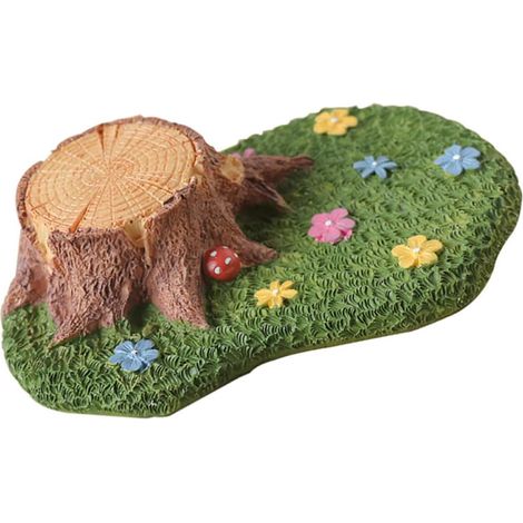 petite souche d arbre en résine accessoire photo charmant et