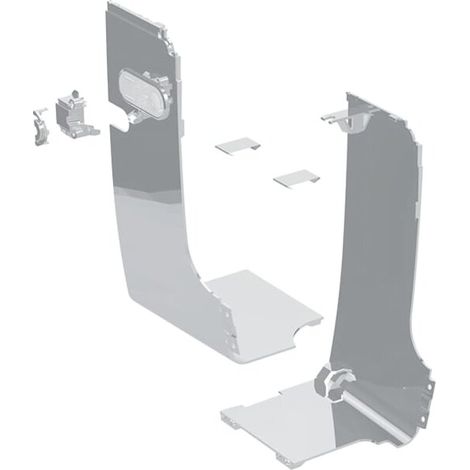 Geberit 243251211 Plaque de recouvrement design latérale pour chasse d'eau externe