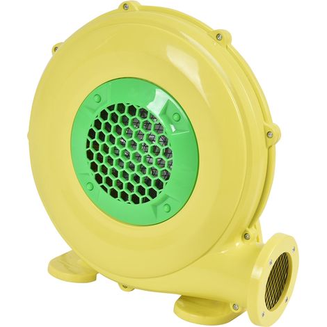 Ventilador eléctrico para castillo hinchable 35 x 23 x 23 cm estable y ligero plástico PP amarillo 200019427 (1/3)