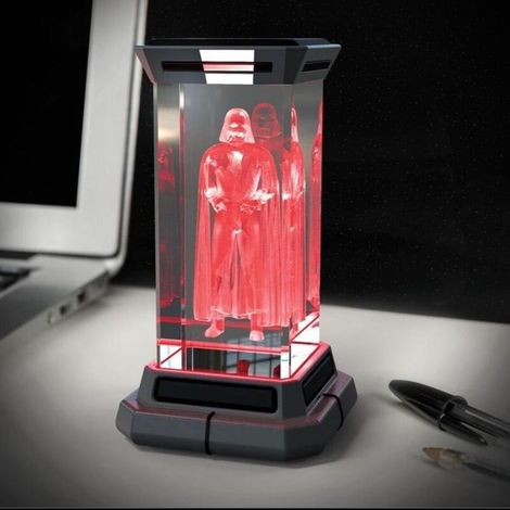 Paladone Lámpara Holográfica Azul 13 cm Diseño Futurista