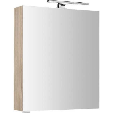 Armoire à miroir MIRRÖ avec éclairage LED, 60x70x16cm, gauche/droite, Elm Bardini (1/5)