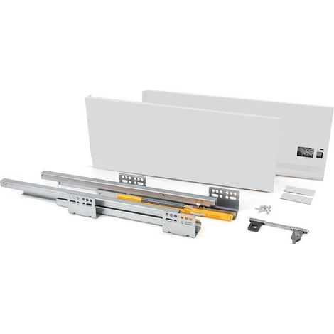 Emuca Cassetto Concept bianco acciaio 185 mm altezza