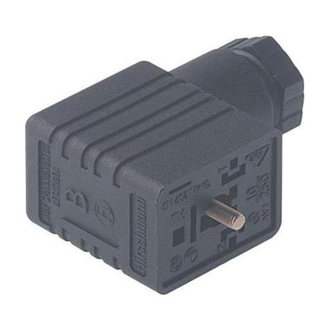 Connettore Nero GMN 216 NJ Poli:2 + PE 934 457-100-1 Hirschmann Contenuto: 1 pz.