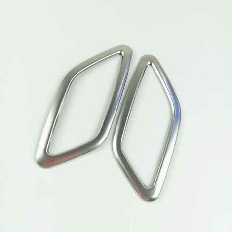 (Argent) Convient aux Mercedes-Benz CLA C117 GLA X156 Classe A W176 2013-18 - Garniture adhésive décorative pour cadre de grille d'aération de climatisation de tableau de bord (1/5)