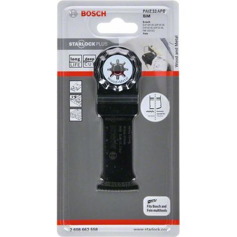 Lame de scie plongeante BIM PAIZ 32 APB, Bois et Métal, 60 x 32 mm, lot de 1