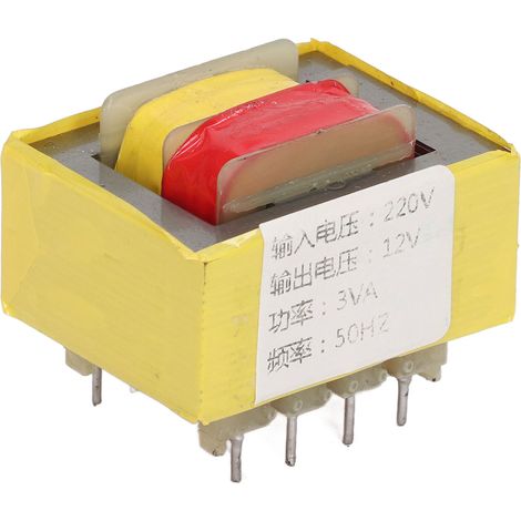 Module transformateur d'alimentation isolé à 9 broches, 50 Hz, 3 VA en entrée, 220 V en sortie, 12 V (1/5)
