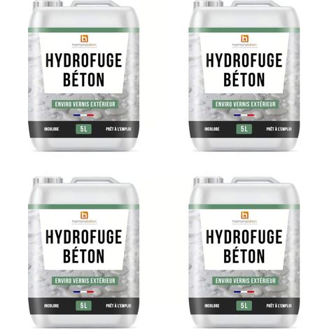 Hydrofuge pour béton Enviro® vernis - 4 x 5L - Harmony Béton