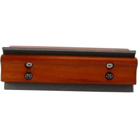 Lime à chanfreiner multifonctionnelle 3 en 1 pour frettes de Guitare, en Bois Massif, Angles de 3, 23 et 35 degrés, Marron (1/5)