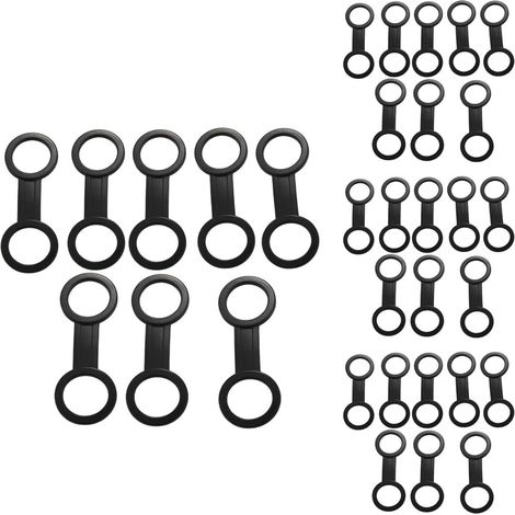 160 Pièces Plongée sous-Marine Plongée Plongée sous-Marine Silicone Plongeur Masque Sangle Gardien Titulaire Clips de Retenue Attache Vitesse Pièce de Rechange Accessoires Noir (1/5)