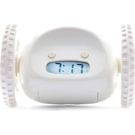 Réveil Clocky sur roues pour gros dormeur, robot Clockie roulant sautant, adulte enfant chambre (1/5)