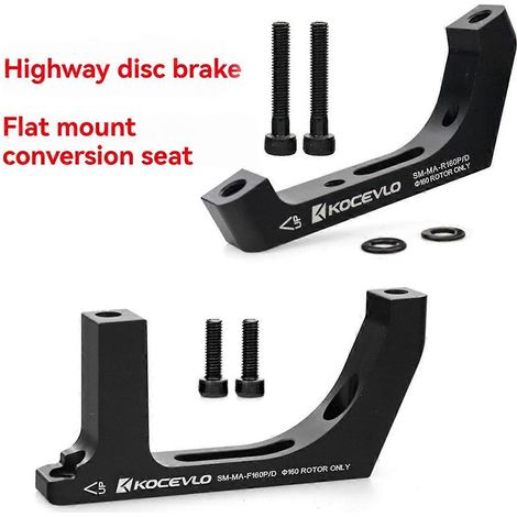 Rotor Road140 Front Flat Mount zu Mastmontage-Halterungsadapter (1/5)