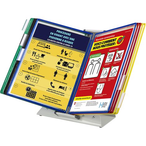 Tarifold, Support de table antibactérien pour pochettes