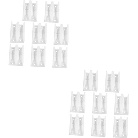 8 pièces guide de sol pour porte en verre (1/5)