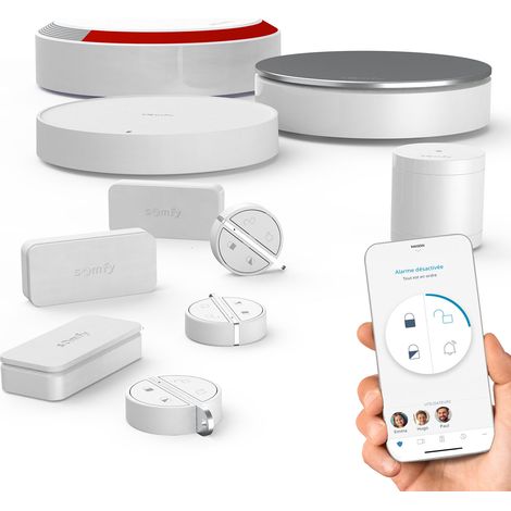 SOMFY 1875281 - Home Alarm Essential Plus - Alarme maison sans fil connectée