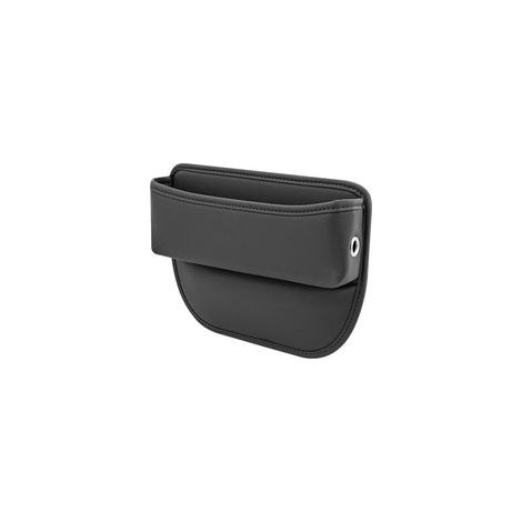 Organizador para coche, almacenamiento en el espacio entre los asientos, bolsillo de cuero sintético para la consola del asiento delantero para teléfonos móviles, llaves, tarjetas, gafas y carteras (n