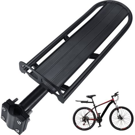 Vélo Porte Bagage Réglable Porte-Bagage Vélo, Universel Support de Vélo en Alliage D\'aluminium (1/4)