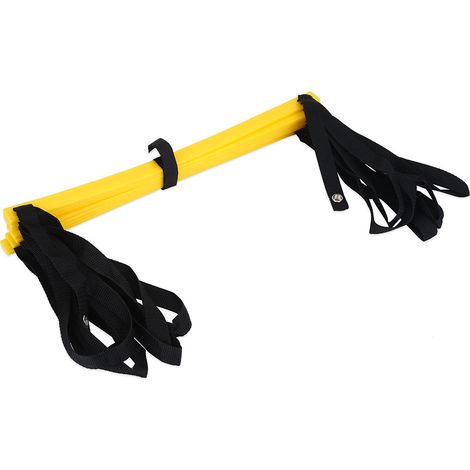 Échelle de vitesse d'agilité pour entraînement de football, outil de travail des pieds pour sports (7 barreaux) (1/5)