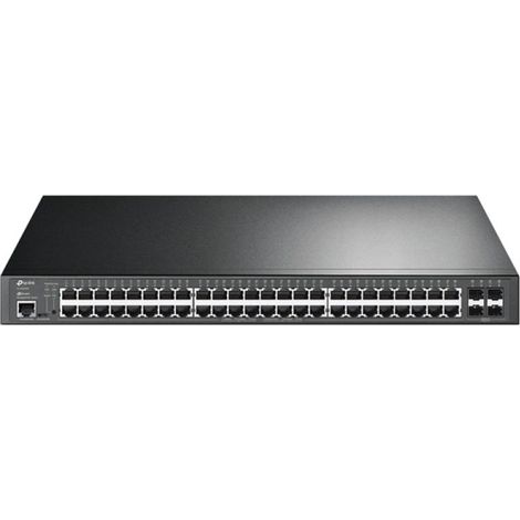 Switch gestionable l2 tp-link tl-sg3452 48p giga l2 poe+ (384w) mas 4 ranuras gigabit sfp puerto de (1/3)