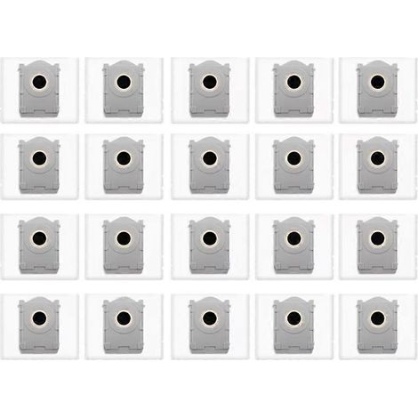 Aspirateur Bag pour Ecovacs Deebot X9 PRO T50 Max Pro T50 Omni X8 Pro Omni T80 Robot Sac à poussière 20pcs