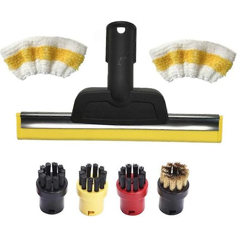 Pièces détachées pour nettoyeur vapeur Easyfix SC2 SC3 SC4 SC5 : chiffon de sol, brosse ronde, buse de nettoyage de vitres, grattoir (1/5)