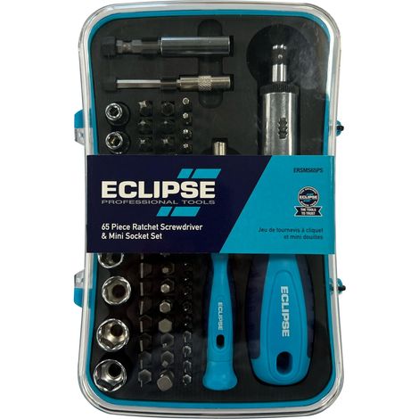 Eclipse Professional Tools ERSMS65PS Set di cacciaviti a cricchetto e miniprese da 65 pezzi (1/5)