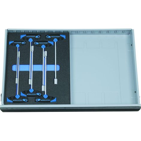 Gedore Steckschlüssel-Satz in Check-Tool-Modul, 7-tlg. (1/3)