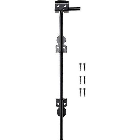 Robustes 40-cm-Torschloss, tragbares Torschloss, Türschloss, Türstopper, Beschläge für einflügelige Tore, Holzzäune (1/5)