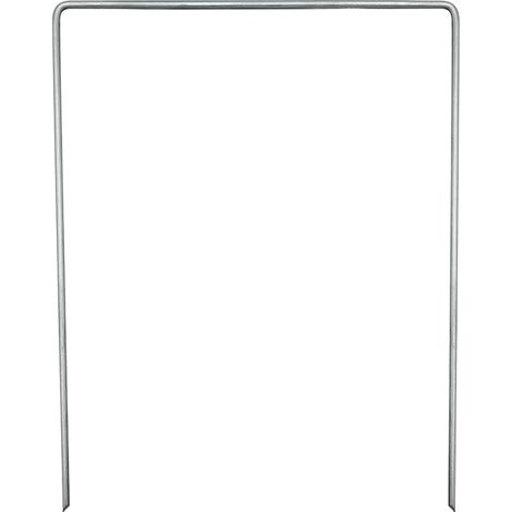 Terre Jardin – Lot de 10 agrafes de paillage en métal inoxydable – Ø 4 mm – Hauteur 25 cm – Fixation efficace pour toiles et géotextiles