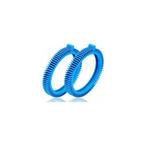 Set di 2 pneumatici blu, serie 896584000-143, con Super, per pulitori per piscine 2X, 4X, ruote di compressione per Phoenix, adatti per divertimento in piscina, Hayward Phoenix - Crezuo