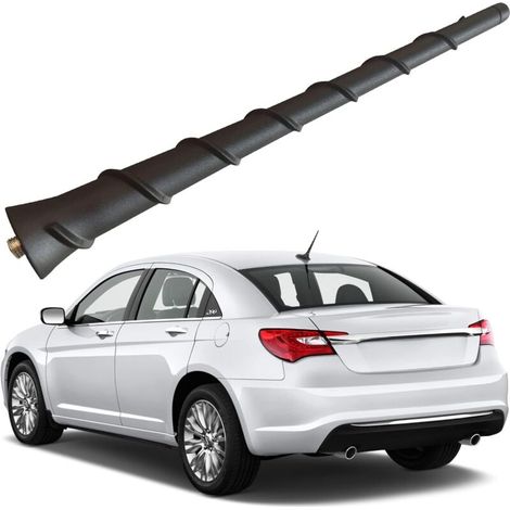 Bardusch Antenne en caoutchouc pour Chrysler 200 (2011-2014), Chrysler 200 Antenne de réception radio de qualité supérieure – Résistante au lavage de voiture, bobine interne en cuivre de 20,3 cm (1/5)