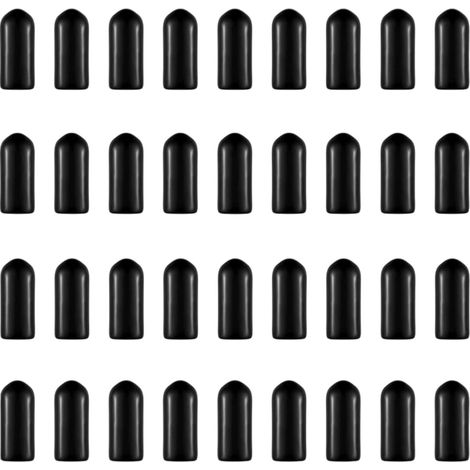 Lot de 200 embouts de buse en caoutchouc pour outils et accessoires d'alimentation par le bas (1/4)