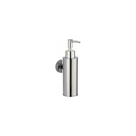 Distributeur de savon mural en acier inoxydable argent 304, distributeur de savon mural à presse pour gel douche et désinfectant pour les mains d'hôtel