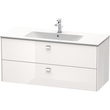 Support de lavabo BRIOSO avec poignées, couleur chrome, dimensions 553x1220x479 mm, avec éclairage haut. (1/3)