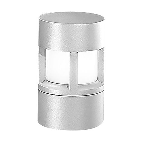 Jule - Borne De Sol 20 Cm, Murale, Ip65, Raccordement E27, En Aluminium Moulé Sous Pression, Coloris Gris - Groupe Rossini (1/3)