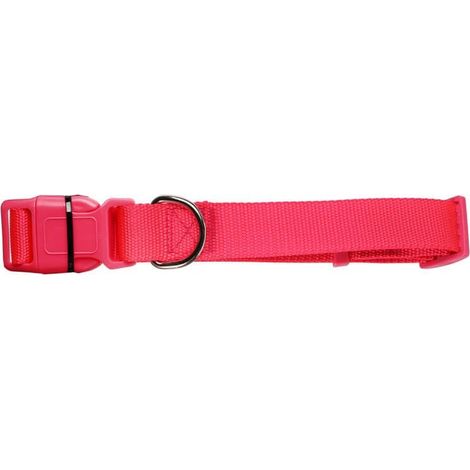 Collare resistente per animali domestici, di colore rosa. (1/4)